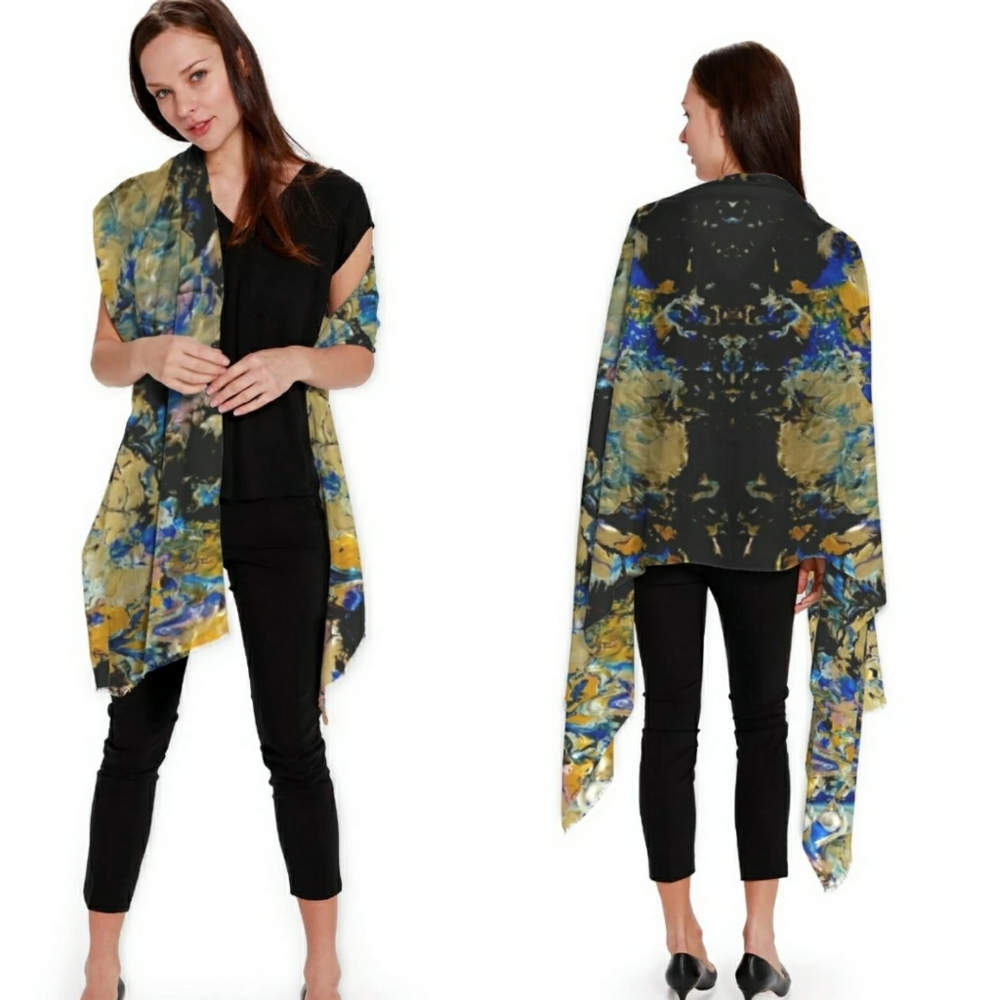 "Lucid Dreams" Cashmere Silk Scarf